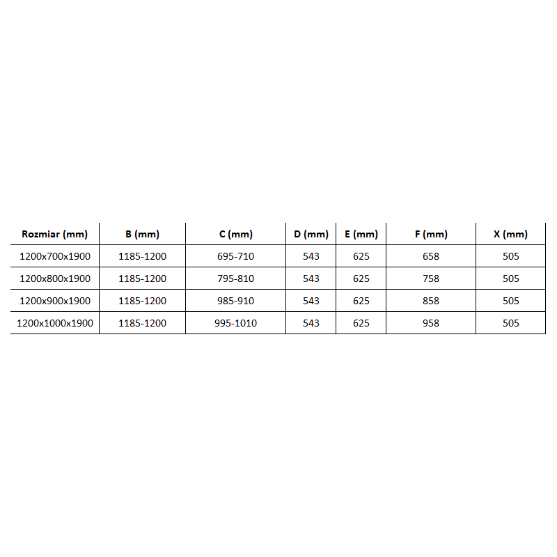 Mexen Omega sprchová kabina posuvná 120 x 80 cm, transparentní, chrom - 825-120-080-01-00