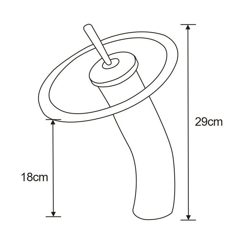 Mexen Niagara vysoká umyvadlová baterie, chrom - 745610-00