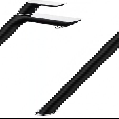 Mexen Alfa vysoká umyvadlová baterie, černá/chrom - 745710-71