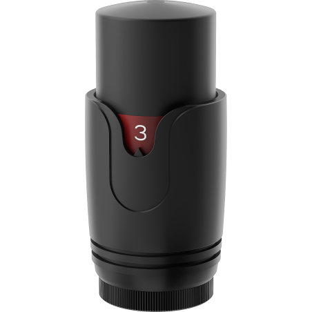 Mexen Uni-Term hlavice termostatu k radiátoru, černá - W900-000-70