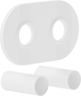 Mexen Uni-Term R dvojitá maskovací sada na radiátor, bílá - W905-000-20