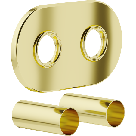 Mexen Uni-Term R dvojitá maskovací sada pro radiátor, zlatá - W905-000-50