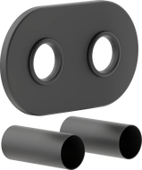 Mexen Uni-Term R dvojitá maskovací sada pro radiátor, antracit - W905-000-66