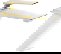 Mexen Purus baterie umyvadlová, bílá/zlatá - 745800-25