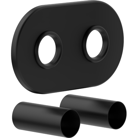 Mexen Uni-Term R sada na dvojité maskování radiátoru, černá - W905-000-70