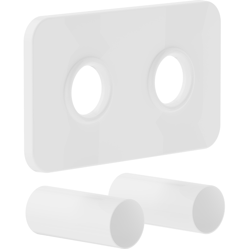 Mexen Uni-Term Sada dvojitého maskování pro radiátor, bílá - W910-000-20