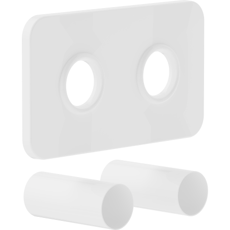 Mexen Uni-Term Sada dvojitého maskování pro radiátor, bílá - W910-000-20