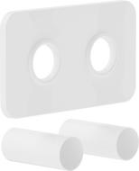 Mexen Uni-Term Sada dvojitého maskování pro radiátor, bílá - W910-000-20