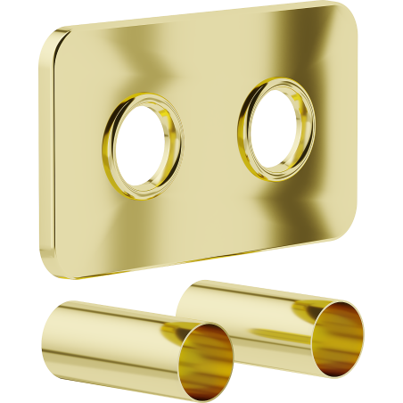 Mexen Uni-Term Sada maskovací dvojitá pro radiátor, zlatá - W910-000-50
