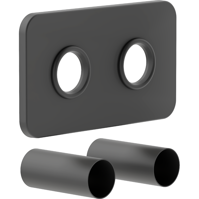 Mexen Uni-Term Sada dvojitého maskování pro radiátor, antracit - W910-000-66