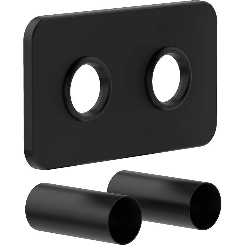 Mexen Uni-Term S dvojitou maskovací sadou pro radiátor, černou - W910-000-70