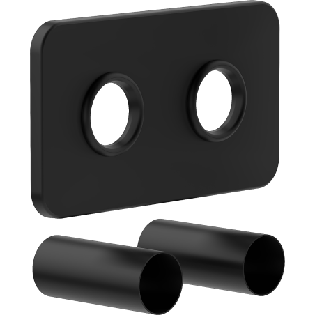 Mexen Uni-Term S dvojitou maskovací sadou pro radiátor, černou - W910-000-70