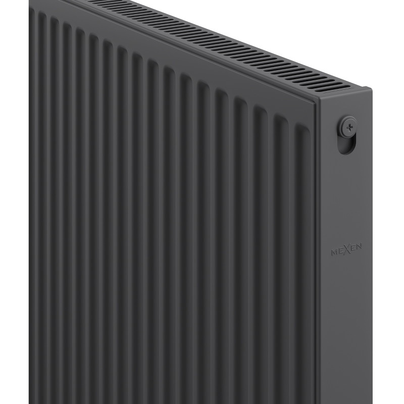Mexen C11 plochý radiátor 400 x 700 mm, boční připojení, 454 W, antracit - W411-040-070-66