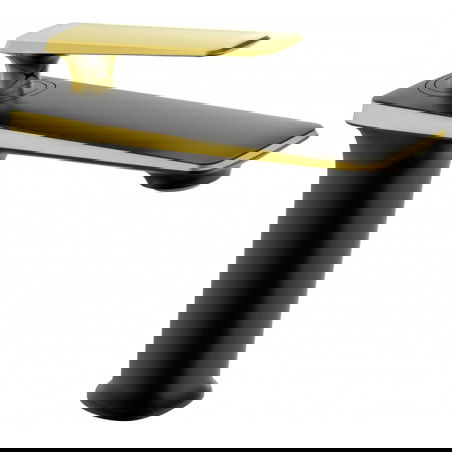 Mexen Purus baterie umyvadlová, černá/zlatá - 745800-75