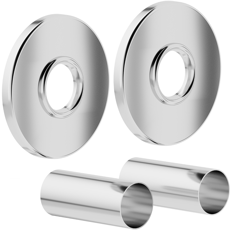 Mexen Uni-Term R sada maskovací jednoprvková pro radiátor, chrom - W904-000-01