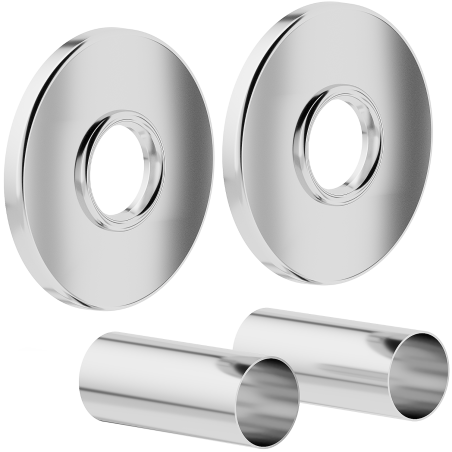 Mexen Uni-Term R sada maskovací jednoprvková pro radiátor, chrom - W904-000-01