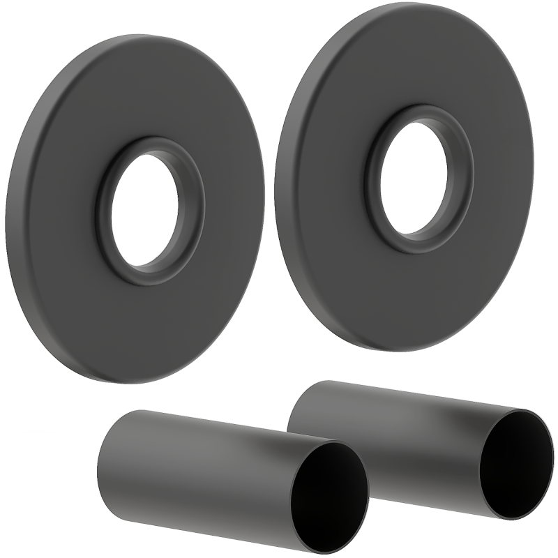 Mexen Uni-Term R sada maskovacích jednotek pro radiátor, antracit - W904-000-66