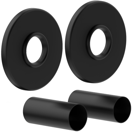 Mexen Uni-Term R jednoprvková maskovací sada pro radiátor, černá - W904-000-70