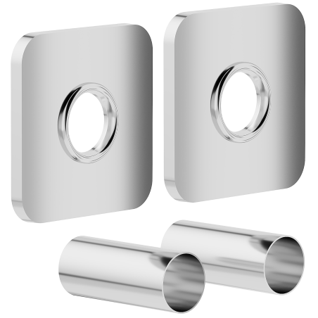 Mexen Uni-Term Sada maskovacích prvků pro jeden radiátor, chrom - W909-000-01