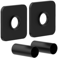 Mexen Uni-Term Sada černých maskovacích dílů pro radiátor, jednotlivá - W909-000-70