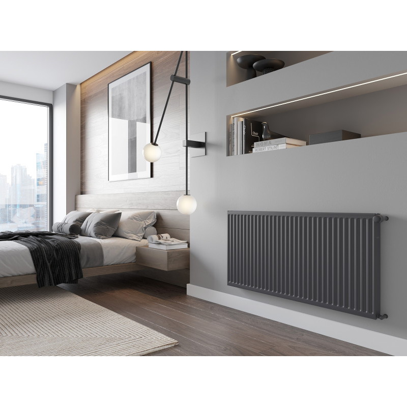 Mexen C11 radiátor deskový 900 x 1600 mm, boční připojení, 2037 W, antracit - W411-090-160-66