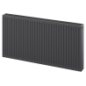 Mexen C22 deskový radiátor 500 x 2000 mm, boční připojení, 2849 W, antracit - W422-050-200-66
