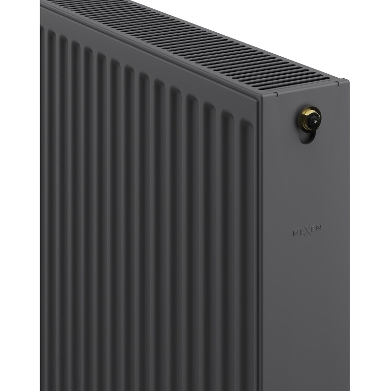 Mexen CV22 deskový radiátor 900 x 1100 mm, spodní připojení, 2513 W, antracit - W622-090-110-66