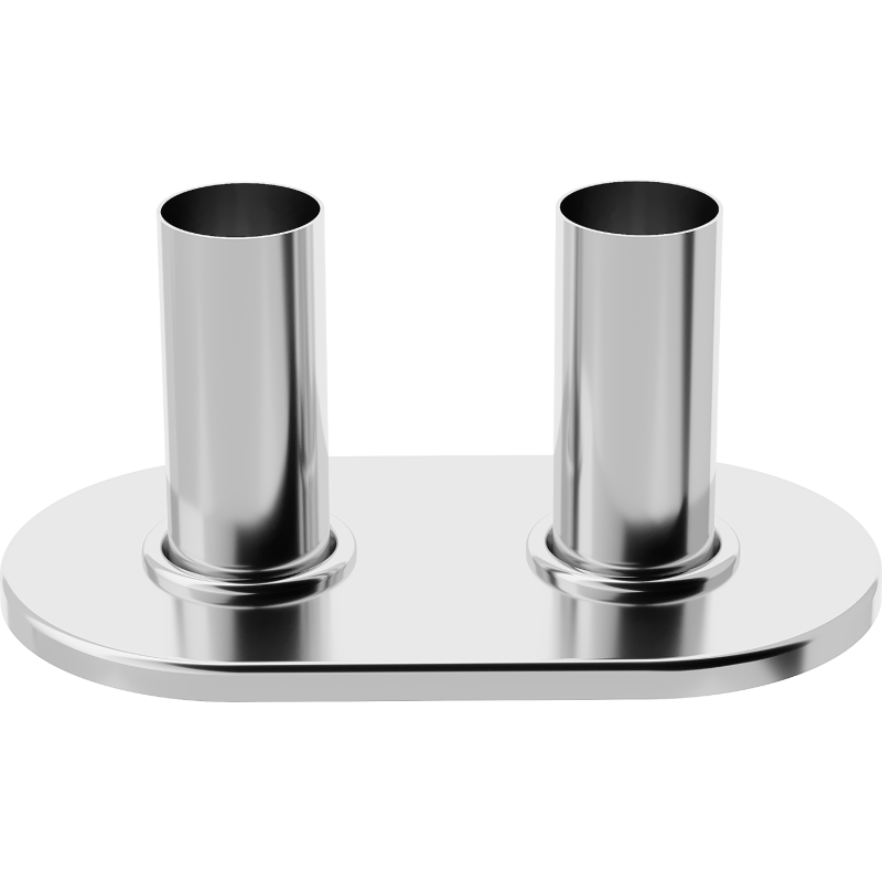 Mexen Uni-Term R dvojitá maskovací sada na radiátor, chrom - W905-000-01