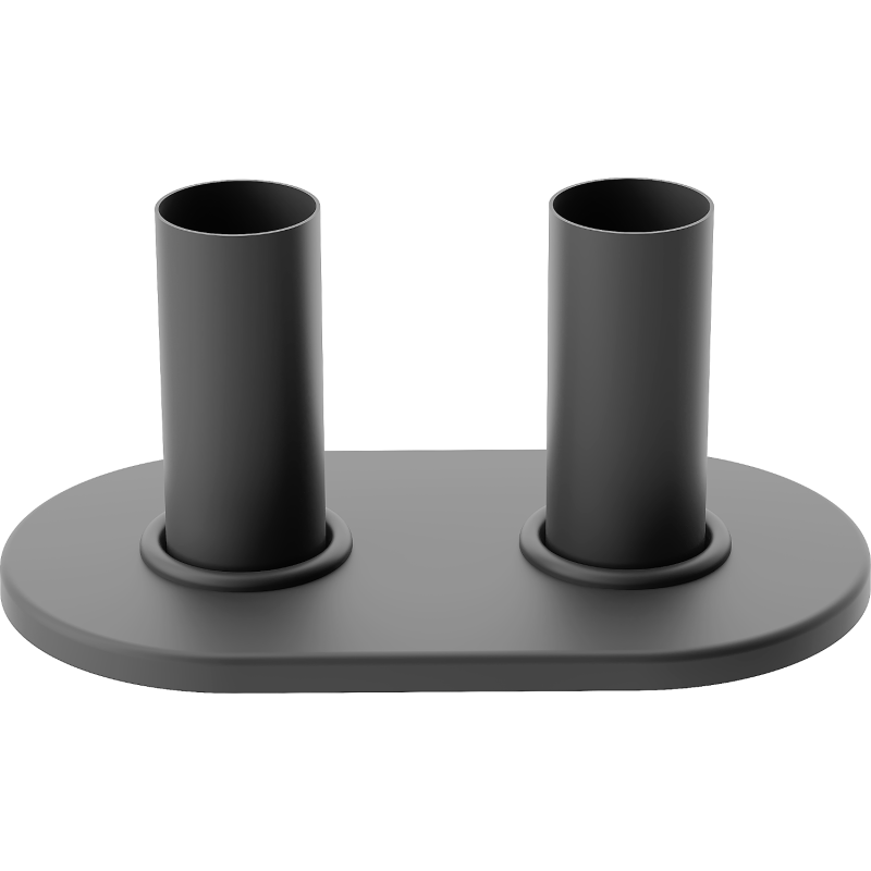 Mexen Uni-Term R dvojitá maskovací sada pro radiátor, antracit - W905-000-66