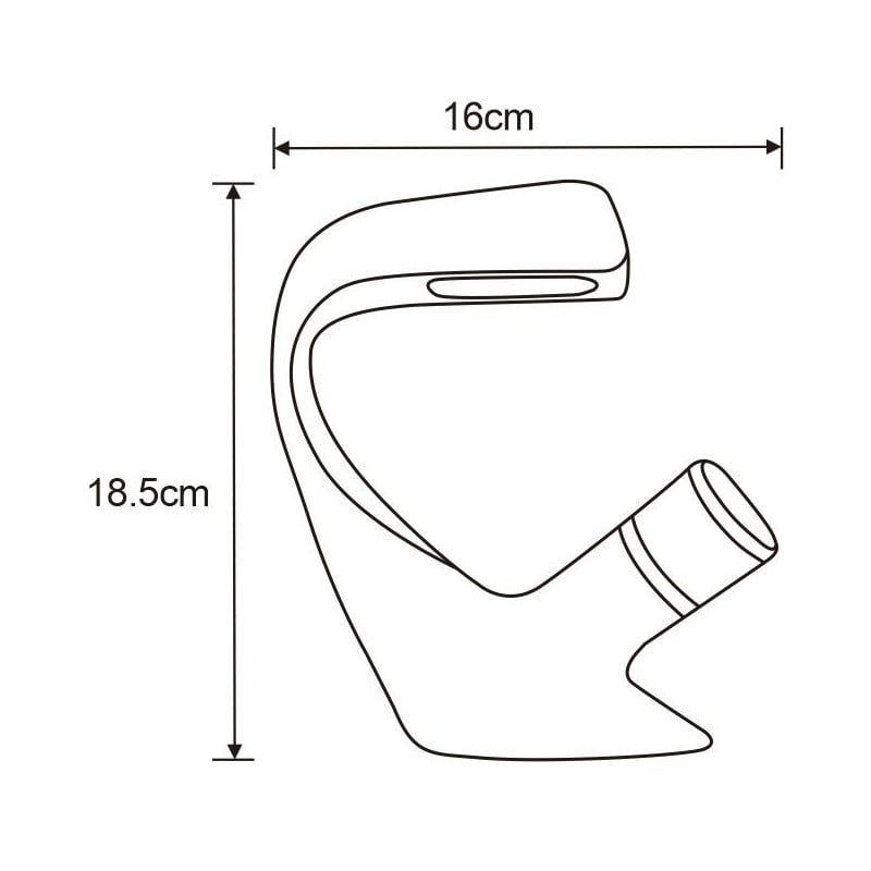 Mexen Cardo baterie umyvadlová, zlatá - 747200-50