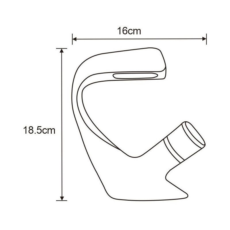 Mexen Cardo baterie umyvadlová, černá - 747200-70