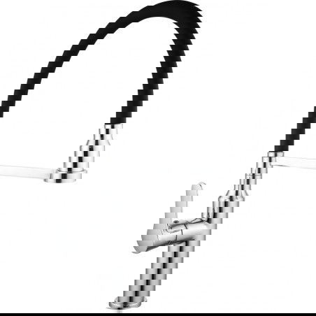 Mexen Edna kuchyňská baterie, chrom/černá - 672900-00