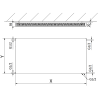 Mexen CVF11 Plošný radiátor 300 x 700 mm, spodní připojení, 318 W, bílý - W611F-030-070-00