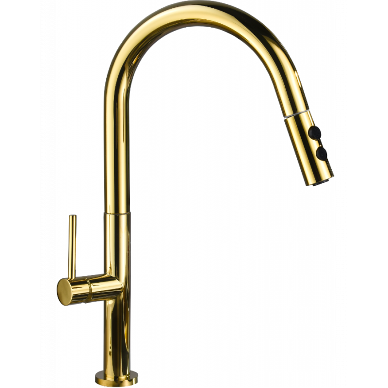 Mexen Ava kuchyňská baterie, zlatá - 672800-50