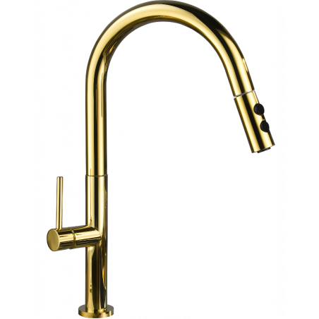 Mexen Ava kuchyňská baterie, zlatá - 672800-50