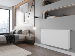Mexen CF22 Plochý deskový radiátor 300 x 1200 mm, boční připojení, 1081 W, bílý - W422F-030-120-00