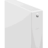 Mexen CF22 Ploché deskové topení 600 x 1600 mm, boční připojení, 2532 W, bílá - W422F-060-160-00