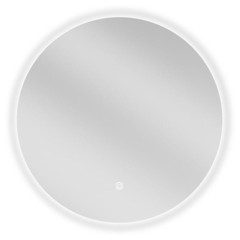 Mexen Erg podsvícené koupelnové zrcadlo, kulaté 50 cm, LED 6000K, proti zamlžování - 9823-050-050-611-00