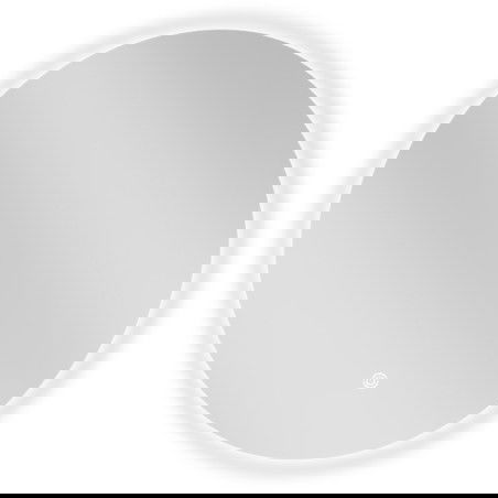 Mexen Erg podsvícené koupelnové zrcadlo, kulaté 50 cm, LED 6000K, proti zamlžování - 9823-050-050-611-00