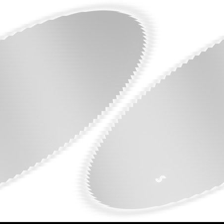 Mexen Erg zrcadlo koupelnové podsvícené, kulaté 60 cm, LED 6000K, proti mlze - 9823-060-060-611-00