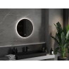 Mexen Erg koupelnové zrcadlo s podsvícením, kulaté 60 cm, LED 6000K, protimlžící - 9823-060-060-611-00