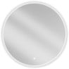 Mexen Erg osvětlené koupelnové zrcadlo, kulaté 80 cm, LED 6000K, protimlhové - 9823-080-080-611-00