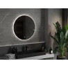 Mexen Erg kulaté osvětlené koupelnové zrcadlo, 80 cm, LED 6000K, anti-pára - 9823-080-080-611-00