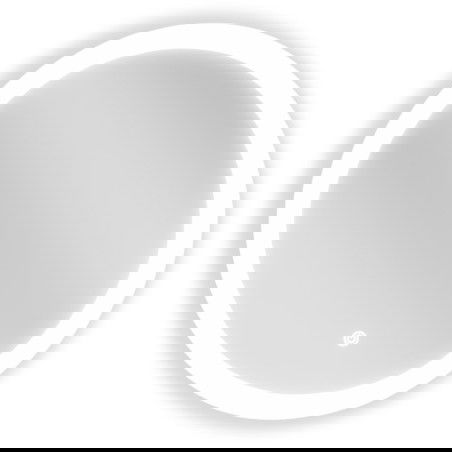 Mexen Oro kulaté podsvícené zrcadlo, kruhové 50 cm, LED 6000K, antifog - 9824-050-050-611-00