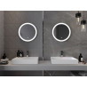 Mexen Oro koupelnové zrcadlo s podsvícením, kulaté 50 cm, LED 6000K, proti zamlžení - 9824-050-050-611-00