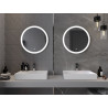 Mexen Oro kulaté zrcadlo do koupelny s podsvícením, kruhové 60 cm, LED 6000K, protimlhové - 9824-060-060-611-00