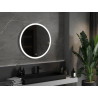 Mexen Oro koupelnové zrcadlo podsvícené, kulaté 80 cm, LED 6000K, proti zamlžování - 9824-080-080-611-00