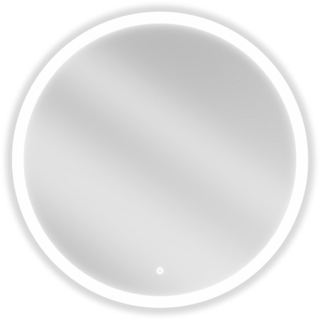 Mexen Oro koupelnové zrcadlo podsvícené, kulaté 80 cm, LED 6000K, proti zamlžování - 9824-080-080-611-00