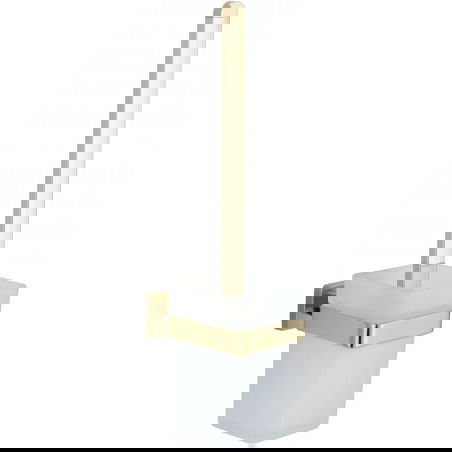 Mexen Asis toaletní kartáč, zlatý - 7017650-50