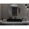 Mexen Loft Kulaté koupelnové zrcadlo 100 cm, rám v kartáčovaném zlatém provedení - 9850-100-100-000-50